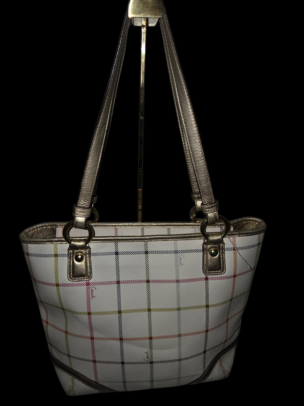 Coach Tattersall Tote - Picture 2 of 9